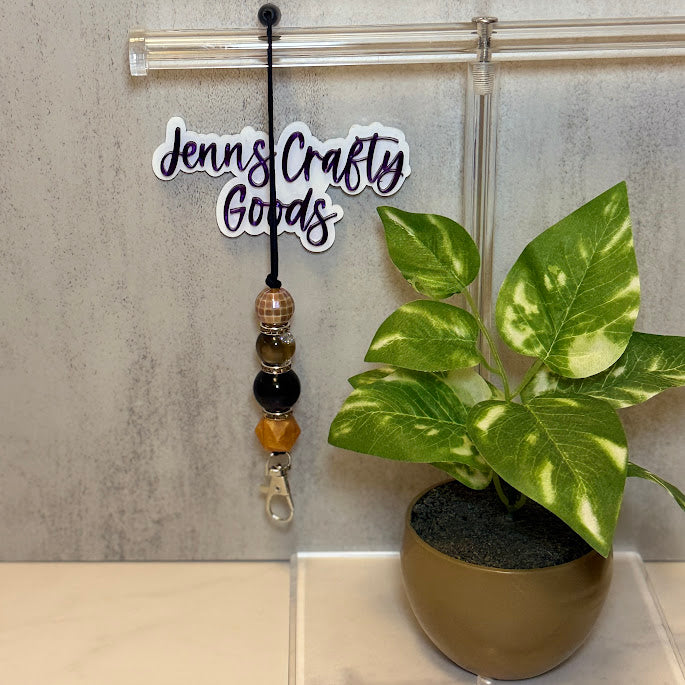 Custom Car Freshie Hanger | Handmade Beaded Charm