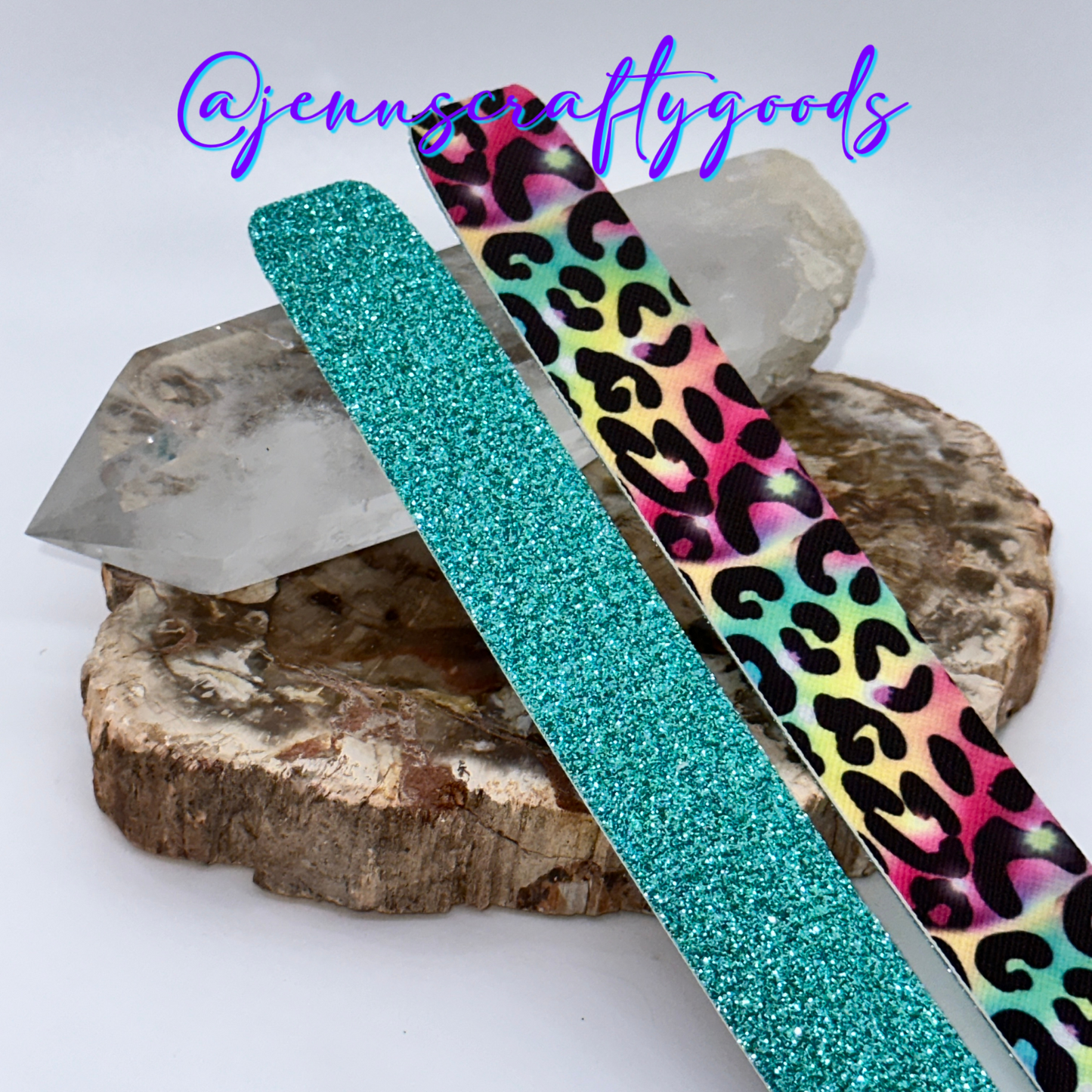 Rainbow Leopard Wristlet