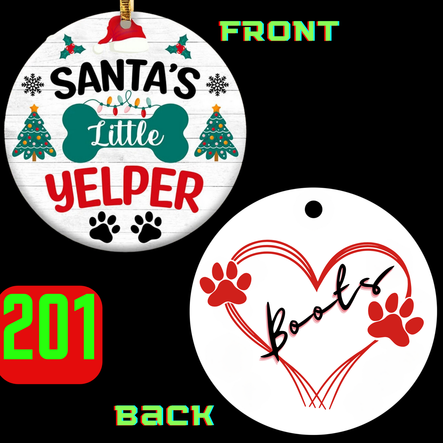 Personalized Christmas Ornaments