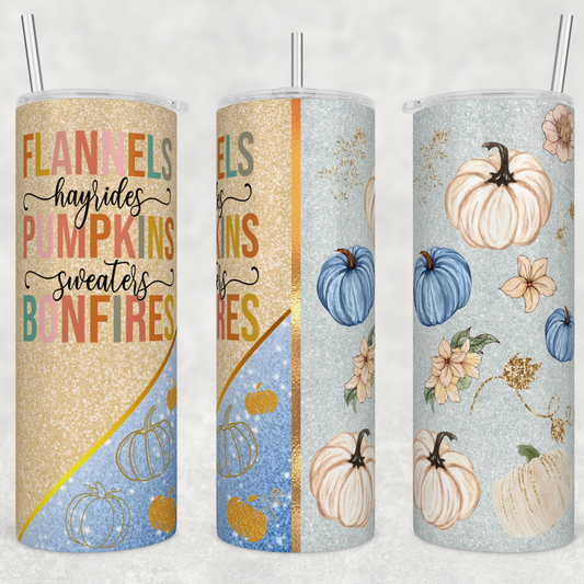 Flannels Pumpkins Tumbler