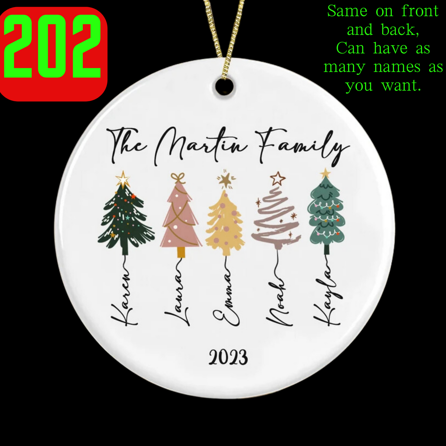 Personalized Christmas Ornaments