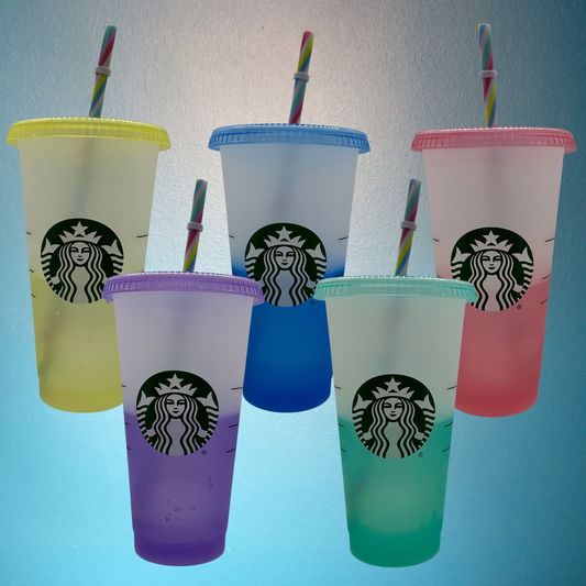 24oz Venti Color Changing Cold Cup Custom