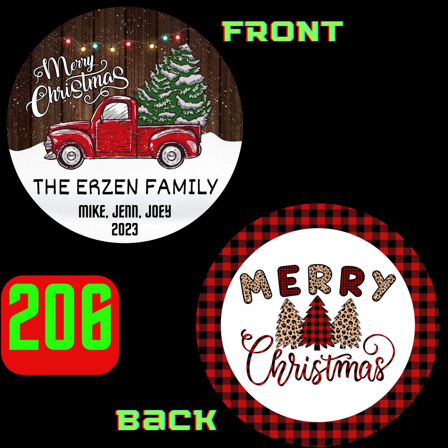 Personalized Christmas Ornaments