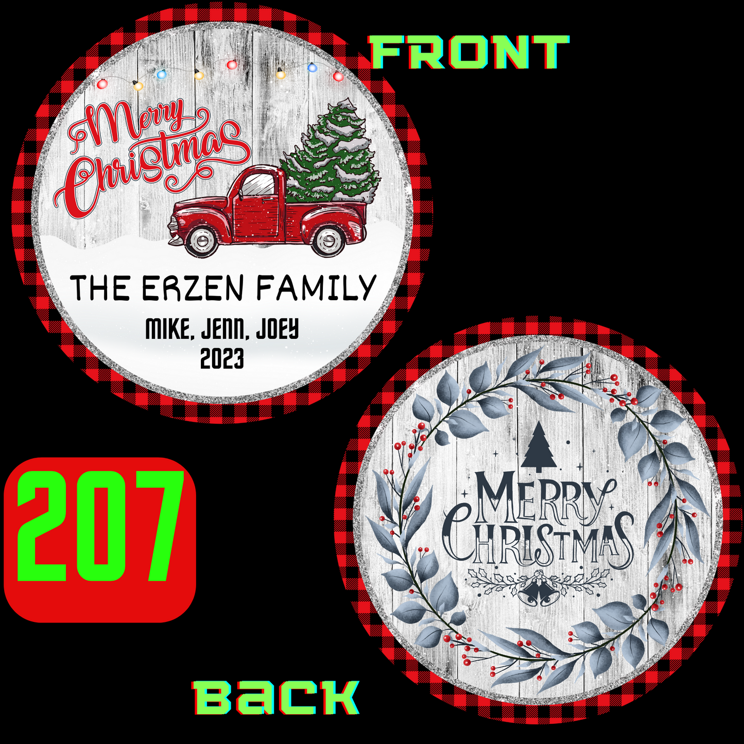 Personalized Christmas Ornaments