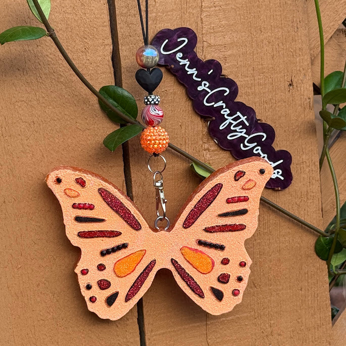 Custom Car Freshie Hanger | Handmade Beaded Charm