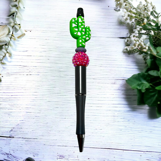 Cactus Beaded Pen