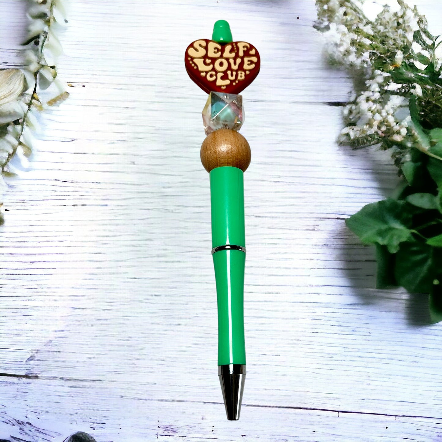 Self Love Club Beaded Pen