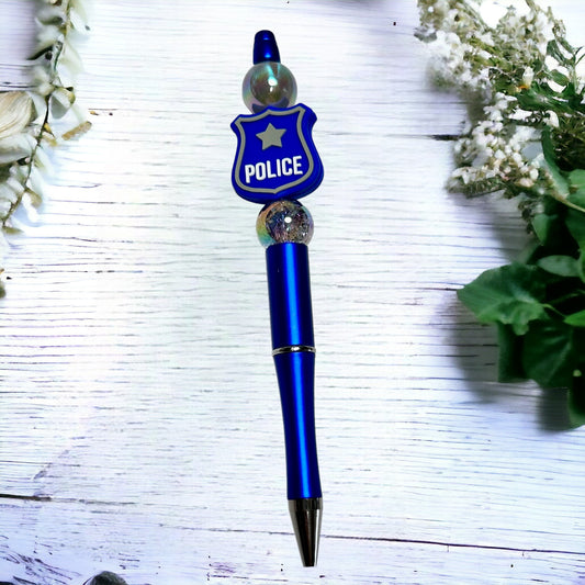 Police Beaded Pen