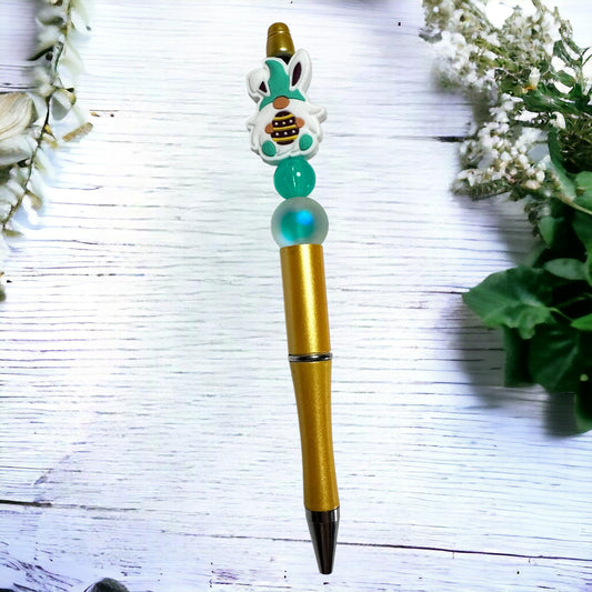Easter Gnome Beaded Pen