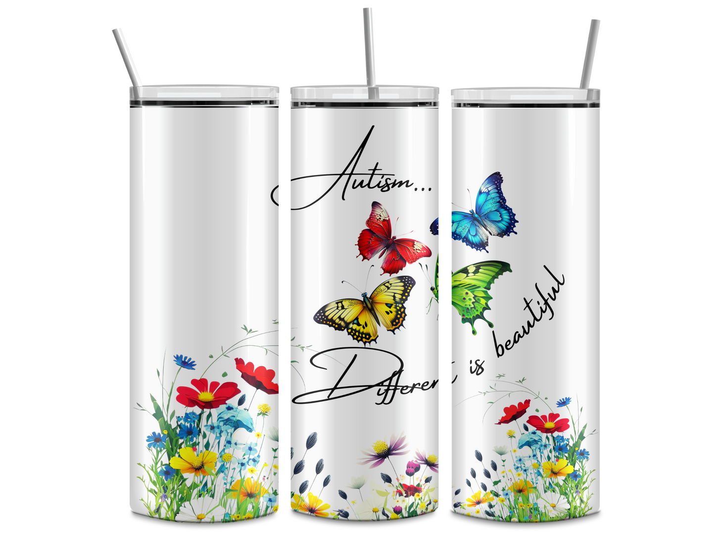 Autism...Different is Beautiful Tumbler