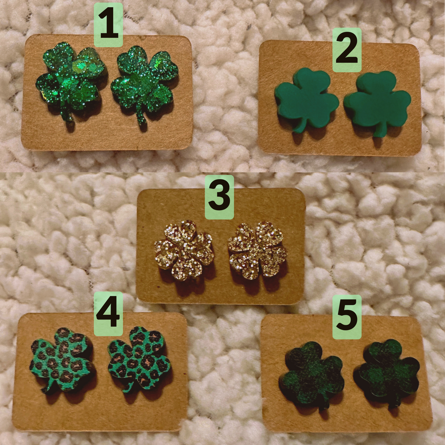 Shamrock earrings