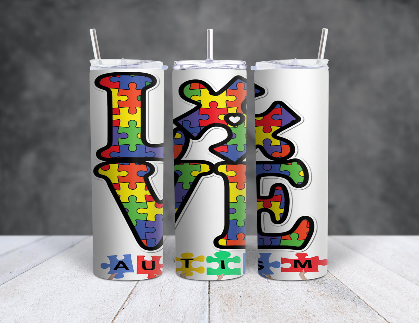 Autism Awareness Tumbler