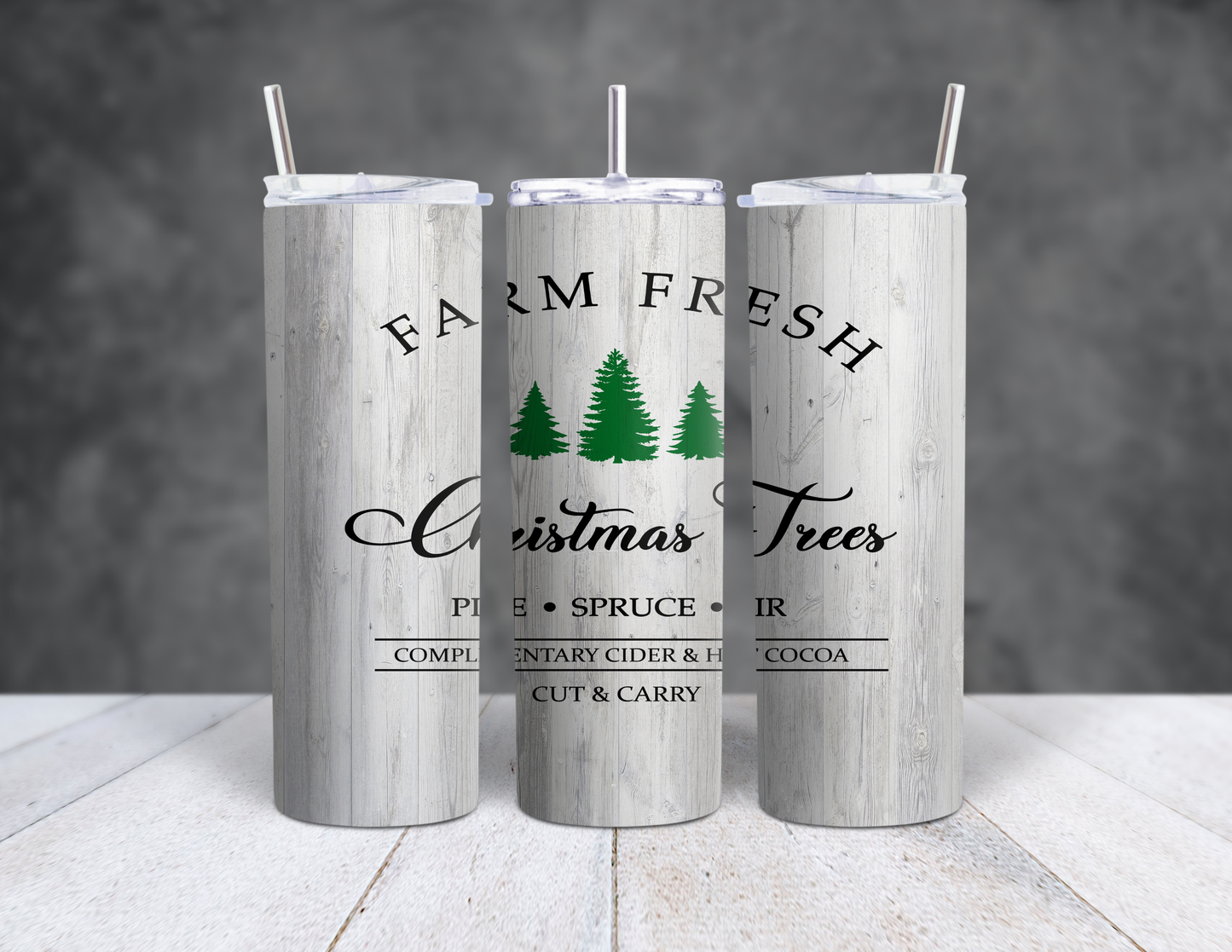 Farm Fresh Christmas Trees Tumbler