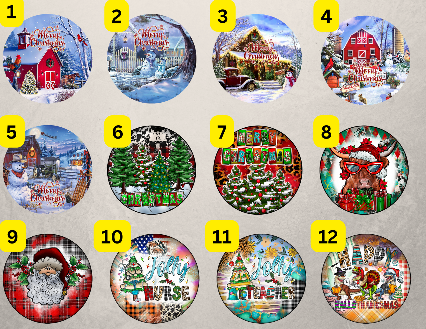 Ornaments 1-12