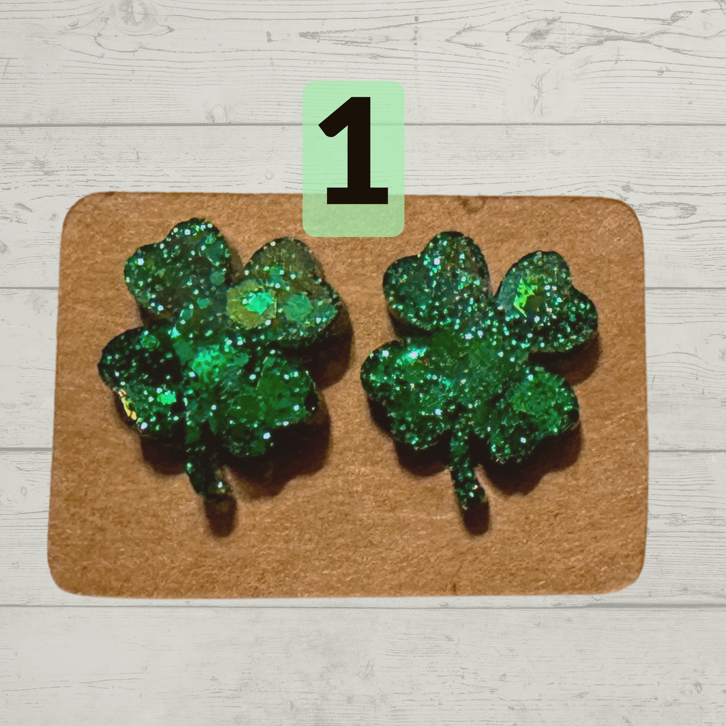 Shamrock earrings